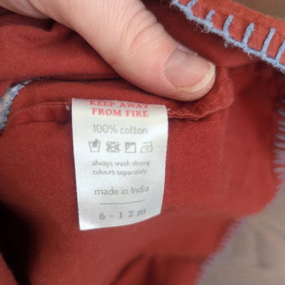 Apolina Jane Dress Size 6-12 Months Embroidered - Picture 7 of 7